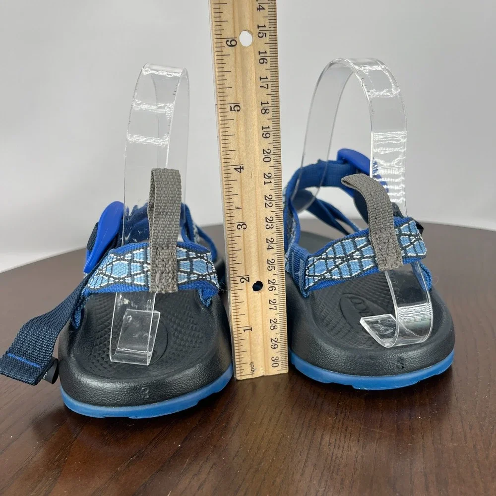 Chaco Z1 EcoTread Sandals Youth Kids 3 Blue Strappy Sport Hiking Outdoor J180061